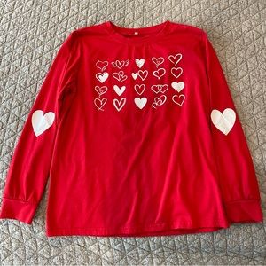 Womens heart, Valentine’s Day graphic tee
